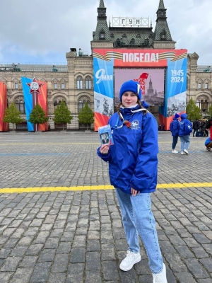 Волонтёры Победы Кировской области приняли участие в параде Победы на Красной площади